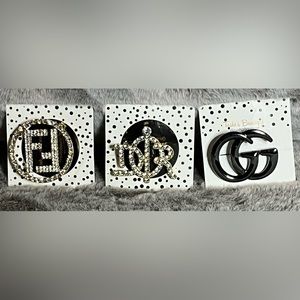 Fashion inspired brooch bundle 3 brooches included